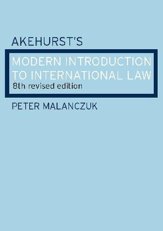 Cover for Akehurst's Modern Introduction to International Law