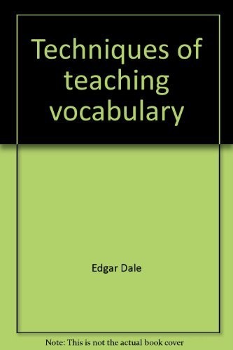 Cover for Techniques of teaching vocabulary