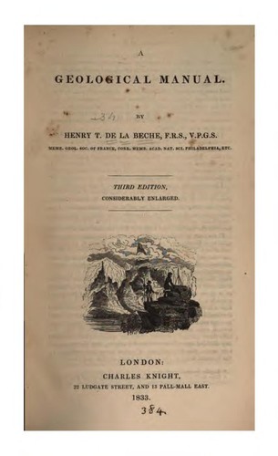 Cover for A geological manual.