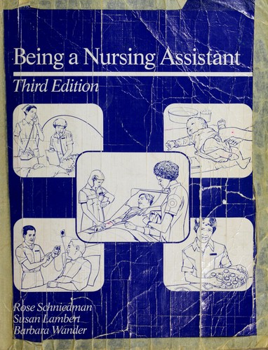 Cover for Being a nursing assistant