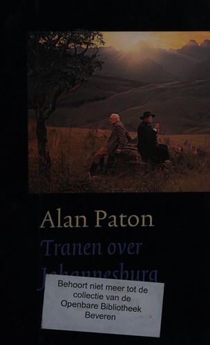 Cover for Tranen over Johannesburg