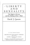 Cover for Liberty and sexuality