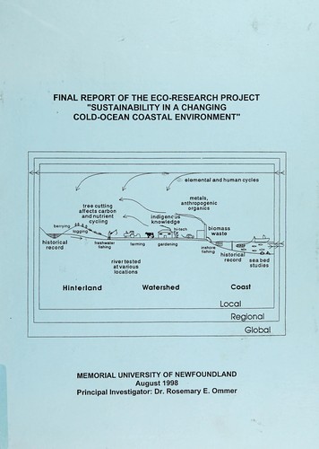 Cover for Final report of the Eco-Research Project "Sustainability in a changing cold-ocean coastal environment"