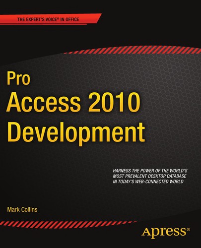 Cover for Pro Access 2010 development