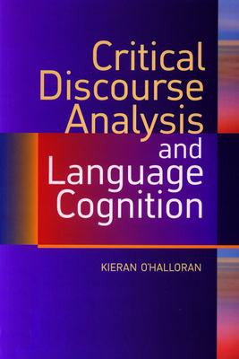 Cover for CRITICAL DISCOURSE ANALYSIS AND LANGUAGE COGNITION.