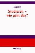 Cover for Studieren - wie geht das?