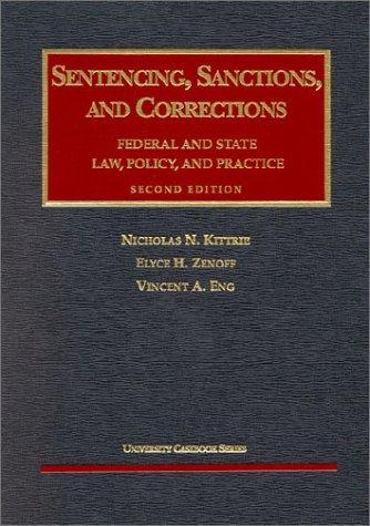 Cover for Sentencing, sanctions, and corrections