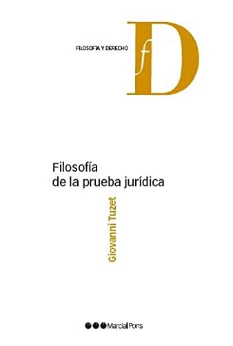 Cover for Filosofía de la prueba jurídica