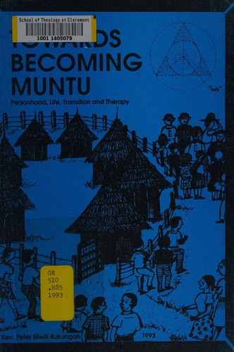 Cover for Towards becoming Muntu