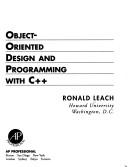 Cover for Object-oriented design and programming with C [plus plus]
