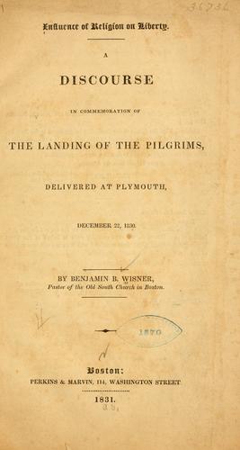 Cover for Influence of religion on liberty.