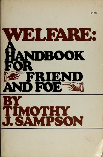 Cover for Welfare: a handbook for friend and foe