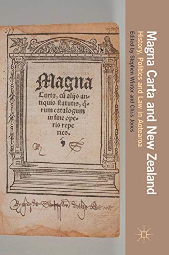 Cover for Magna Carta and New Zealand