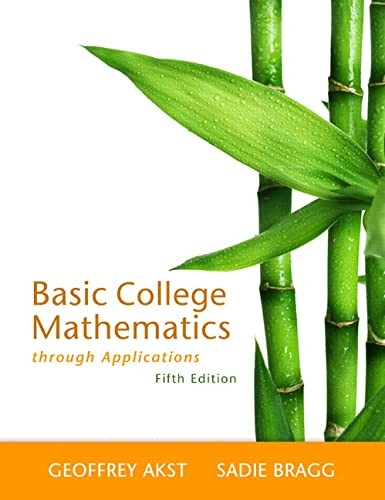 Cover for Basic mathematics through applications