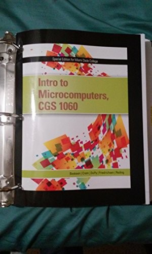 Cover for Intro to Microcomputer, CGS 1060