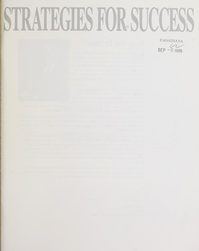Cover for Strategies for success