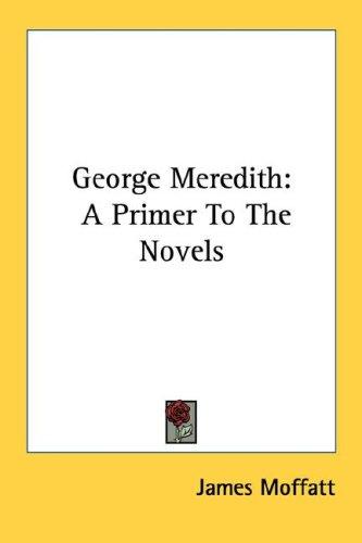 Cover for George Meredith