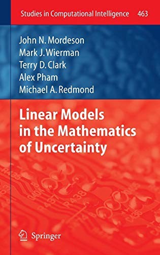 Cover for Linear Models in the Mathematics of Uncertainty
