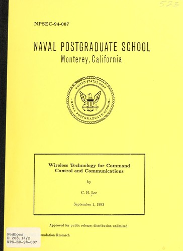 Cover for Wireless technology for command control and communications