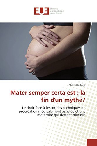 Cover for Mater semper certa est : la fin d'un mythe?