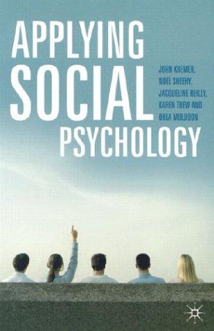 Cover for Applying Social Psychology