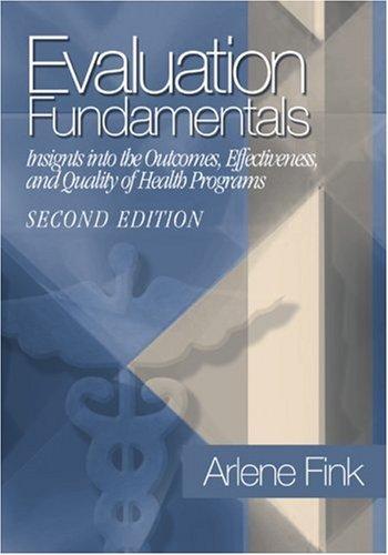 Cover for Evaluation Fundamentals