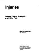 Cover for Injuries--causes, control strategies, and public policy