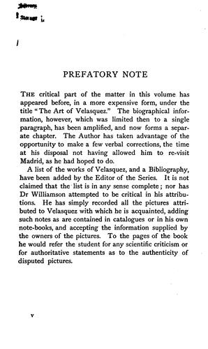 Cover for Velasquez