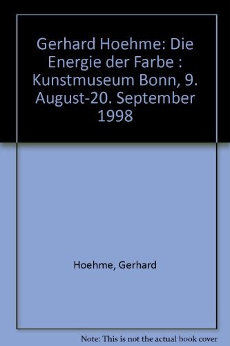 Cover for Gerhard Hoehme