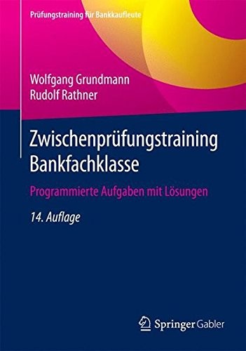 Cover for Zwischenprüfungstraining Bankfachklasse