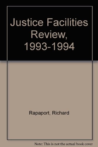 Cover for Justice Facilities Review, 1993-1994