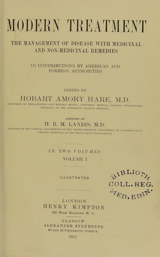 Cover for Modern treatment