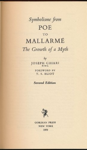 Cover for Symbolisme from Poe to Mallarmé