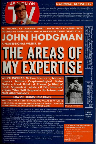 Cover for The areas of my expertise