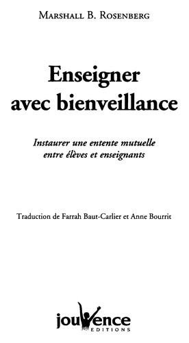 Cover for Enseigner avec bienveillance