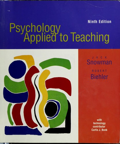 Cover for Psychology applied to teaching