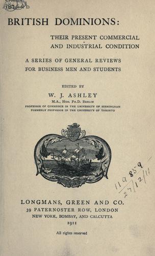 Cover for British dominions