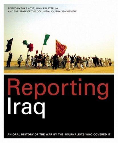 Cover for Reporting Iraq