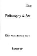 Cover for Philosophy and Sex