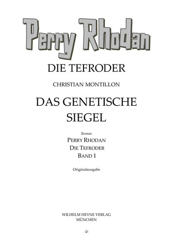 Cover for Das genetische Siegel