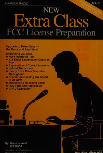 Cover for New Extra Class FCC License Preparation