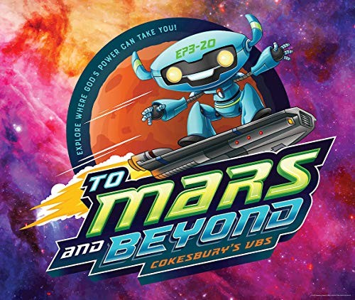 Cover for Vacation Bible School  To Mars and Beyond Large Logo Poster