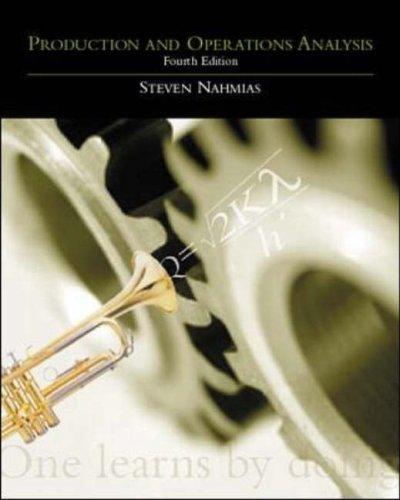 Cover for Production and Operations Analysis with Student CD-Rom