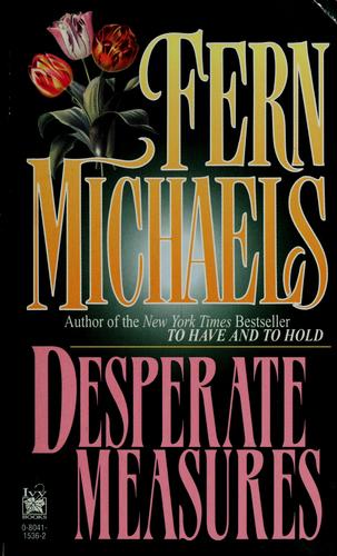 Cover for Desperate measures