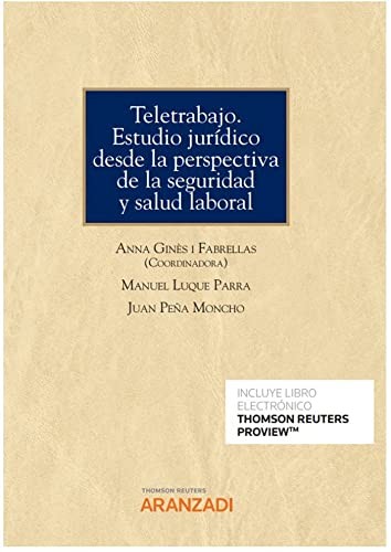 Cover for Teletrabajo. Estudio jurídico desde la perspectiva de la seguridad y salud laboral
