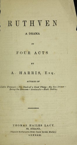 Cover for Ruthven