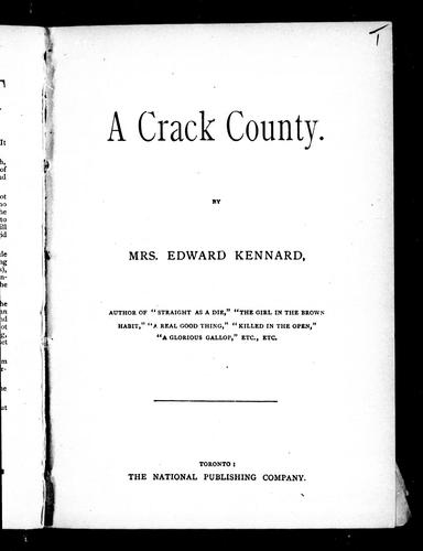 Cover for A crack county