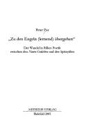 Cover for "Zu den Engeln (lernend) übergehen"