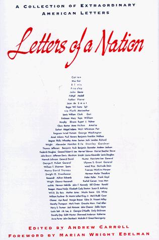 Cover for Letters of a nation