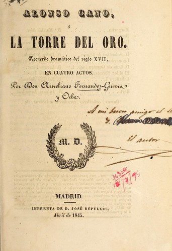 Cover for Alonso Cano